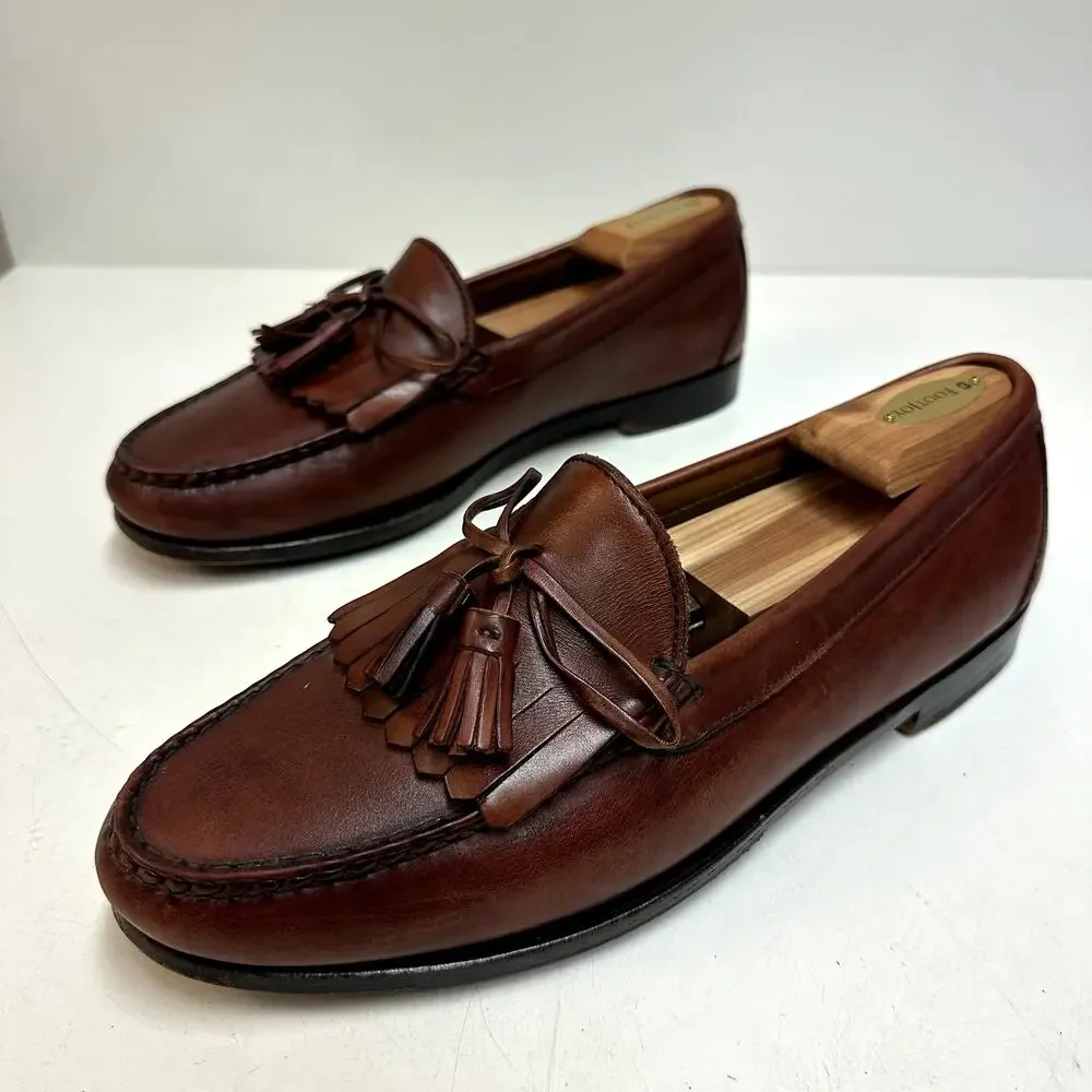 EXCELLENT Rancourt & Co. x FootJoy Tassel Loafer Made in Maine USA 10.5 E Wide